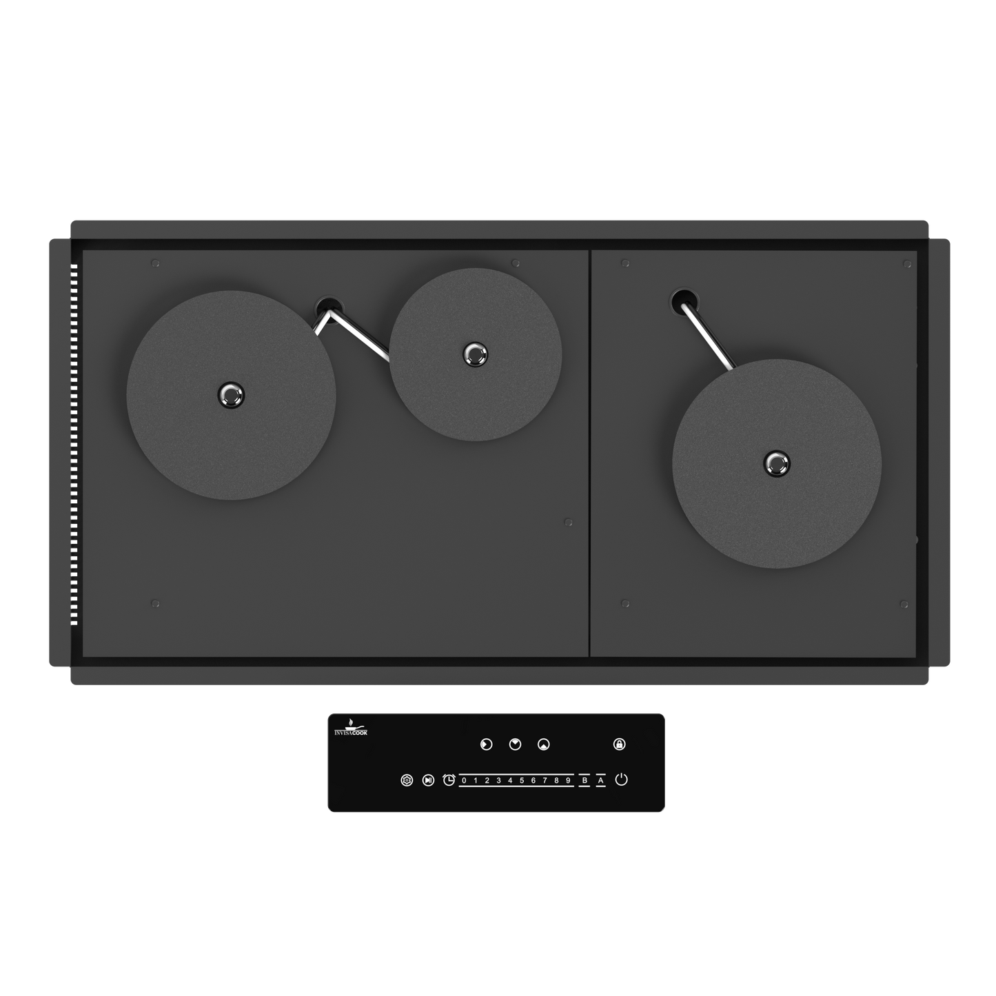 3 Burner Invisible Cooktop
