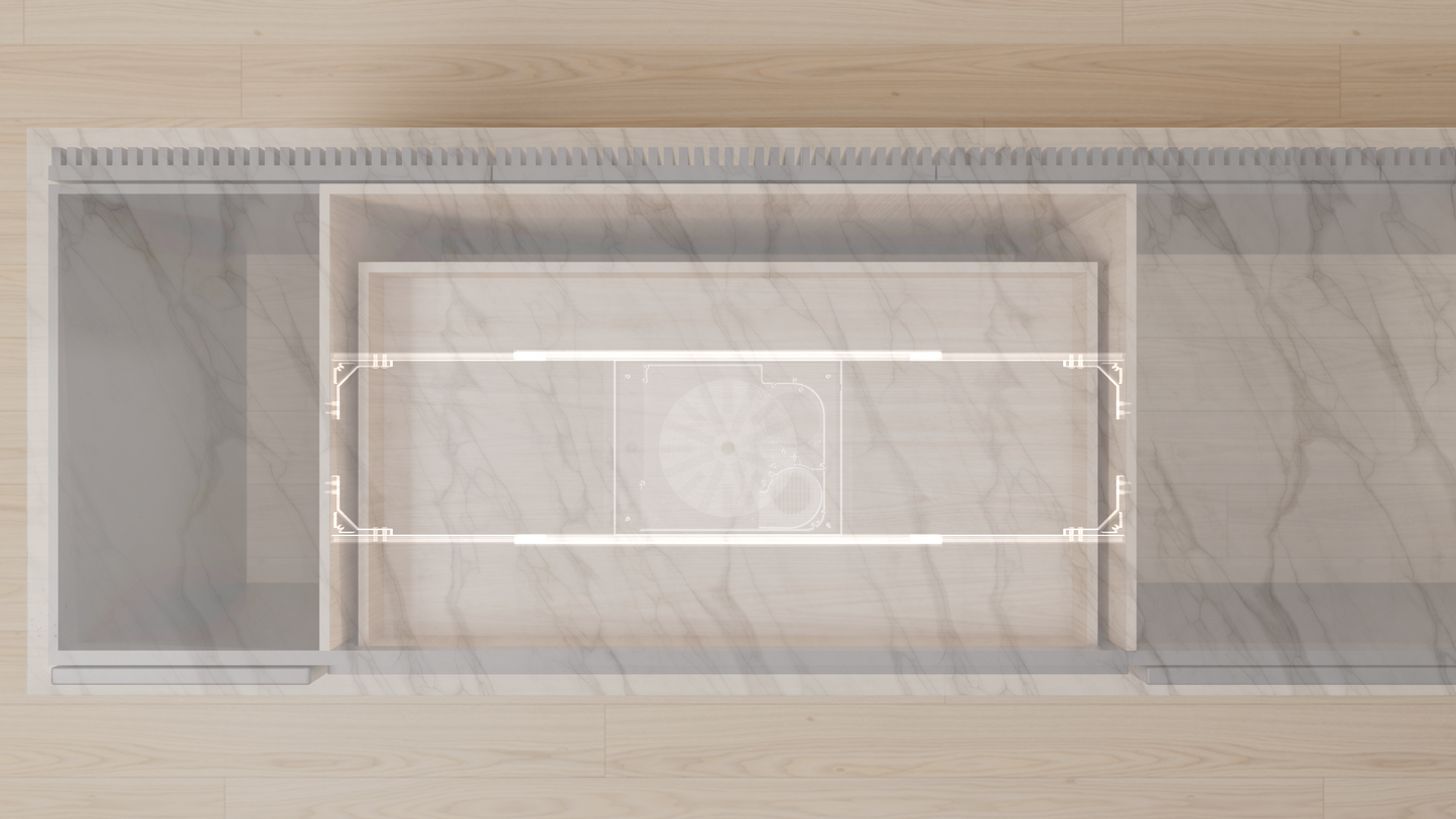1 Burner Invisible Cooktop