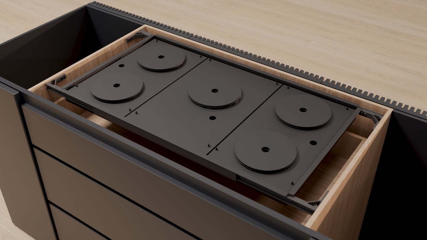 Invisacook Rail Install System