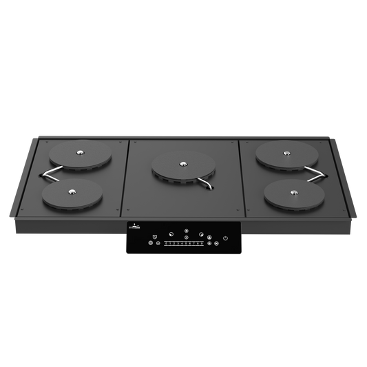 5 Burner Invisible Cooktop
