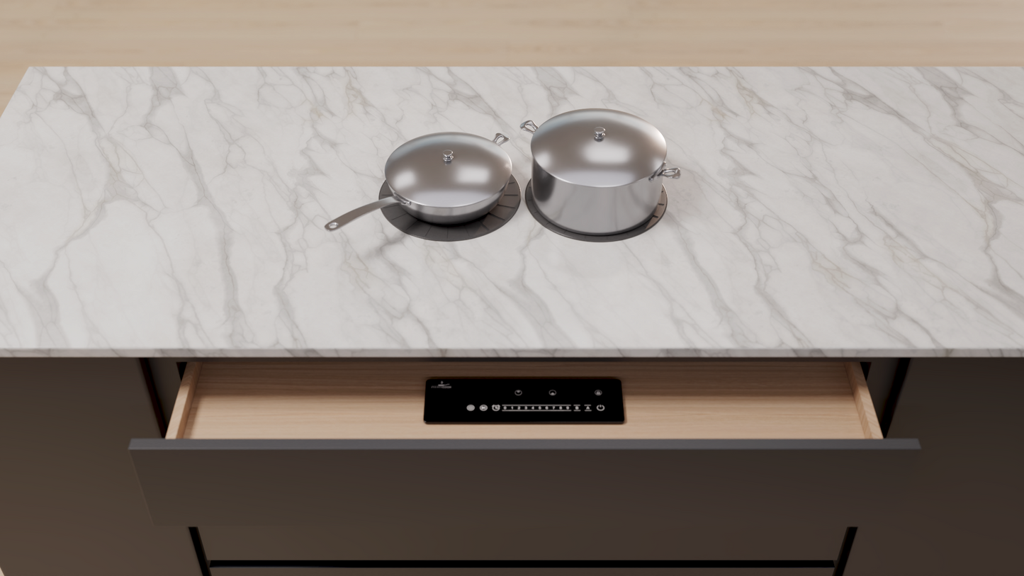 2 Burner Invisible cooktop