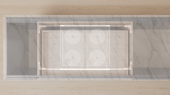 4 Burner Invisible Cooktop – Invisible Induction