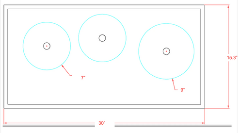 3 Burner Invisible Cooktop – Invisible Induction