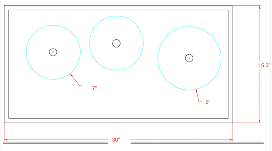 3 Burner Invisible Cooktop – Invisible Induction