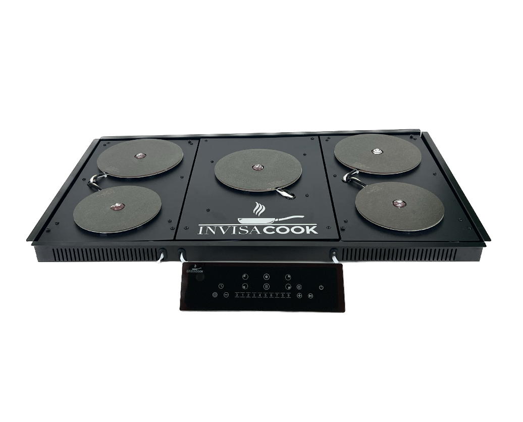 5 Burner Invisible Cooktop – Invisible Induction